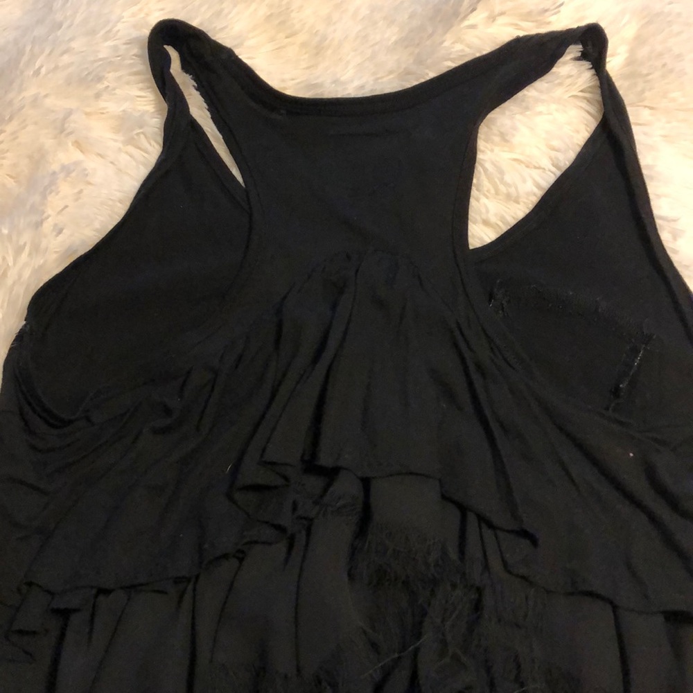 Dressy Racerback Tank with Ruffles - Picture 7 of 9